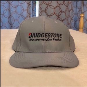 Head Shots Grey Bridgestone Baseball Hat NWOT